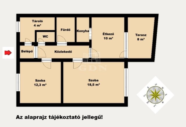 Eladó sorház, Budapesten, XXIII. kerületben 69 M Ft, 2 szobás