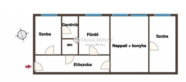 Eladó téglalakás, Budapesten, V. kerületben 84.99 M Ft, 3 szobás