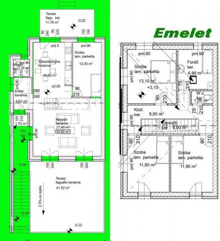 Eladó ikerház, Érden 139.9 M Ft, 5 szobás / költözzbe.hu