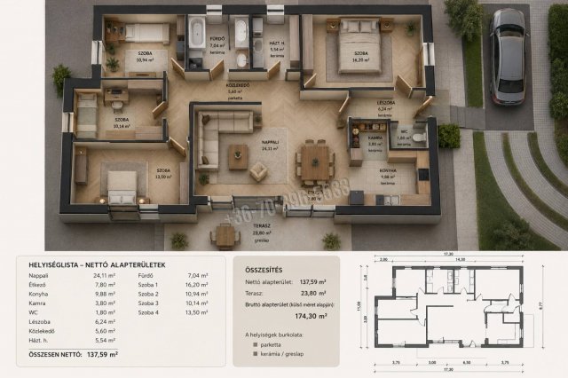 Eladó családi ház, Gödöllőn 129 M Ft, 5 szobás