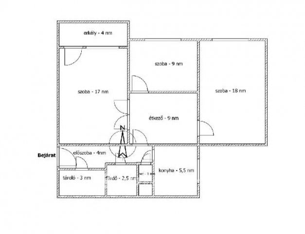 Eladó panellakás, Budapesten, IV. kerületben 71.5 M Ft, 3 szobás