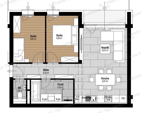 Eladó téglalakás, Mosonmagyaróváron 58.8 M Ft, 3 szobás