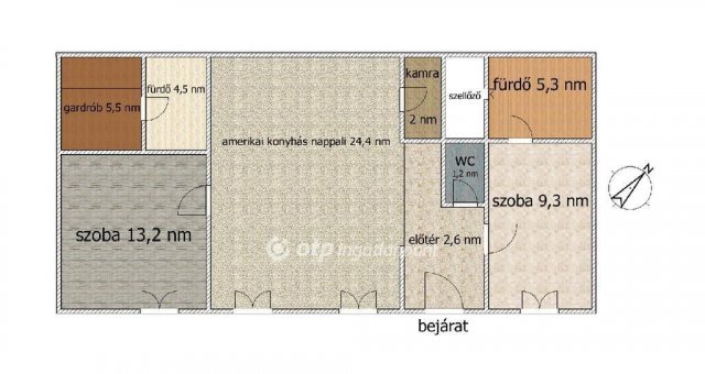 Eladó téglalakás, Budapesten, IX. kerületben 128.49 M Ft