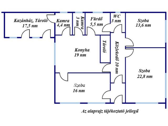 Eladó családi ház, Jászapátiban 23.5 M Ft, 3 szobás