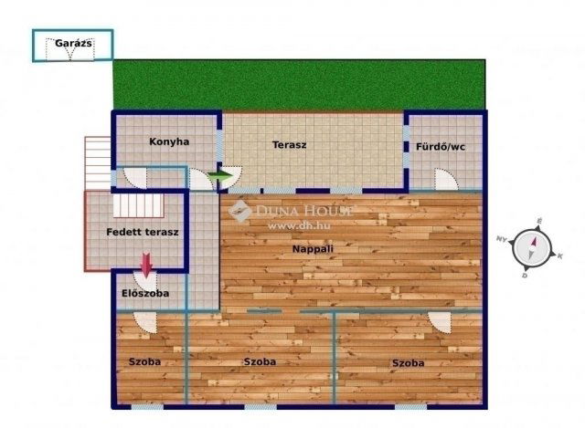 Eladó családi ház, Pécsett 75 M Ft, 3+1 szobás