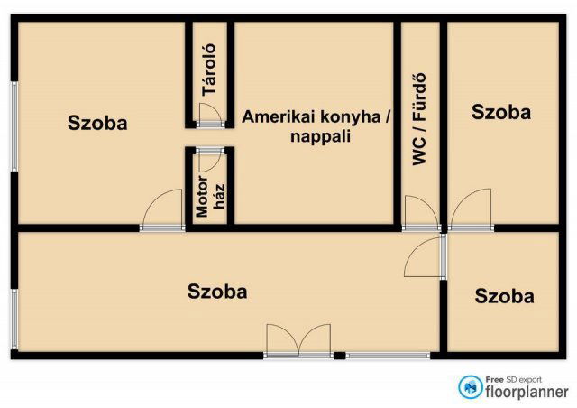 Eladó családi ház, Tüskeváron 19.9 M Ft, 4 szobás