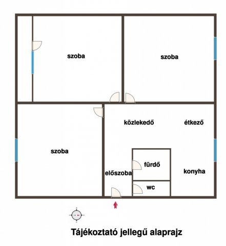 Eladó panellakás, Debrecenben 59.9 M Ft, 2 szobás