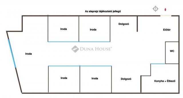 Kiadó iroda, Budapesten, VI. kerületben, Zichy Jenő utcában