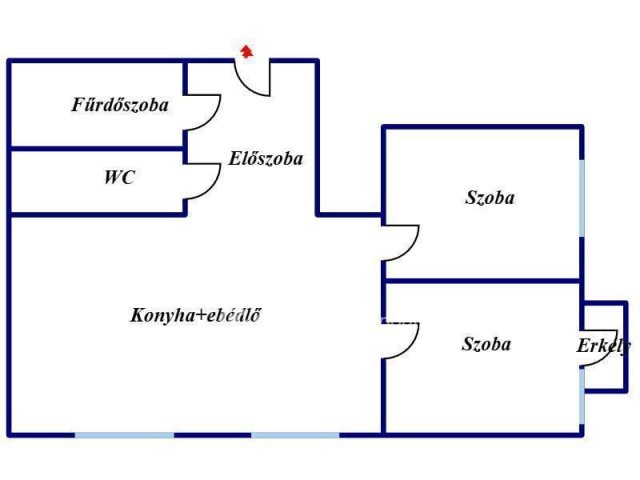 Eladó panellakás, Nyíregyházán 37.8 M Ft, 2 szobás