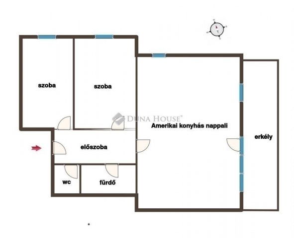 Eladó téglalakás, Budapesten, XIII. kerületben 93 M Ft, 3 szobás