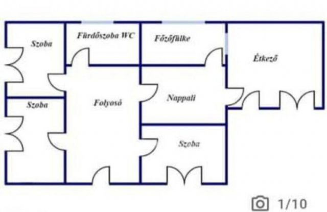 Eladó családi ház, Nagydoboson 17.5 M Ft, 3 szobás