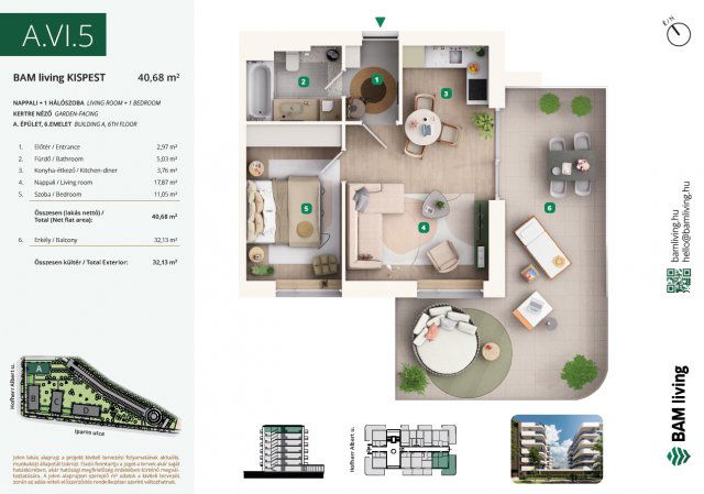 Eladó téglalakás, Budapesten, XIX. kerületben, Iparos utcában