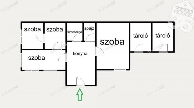 Eladó családi ház, Tiszaugon 17.9 M Ft, 4 szobás