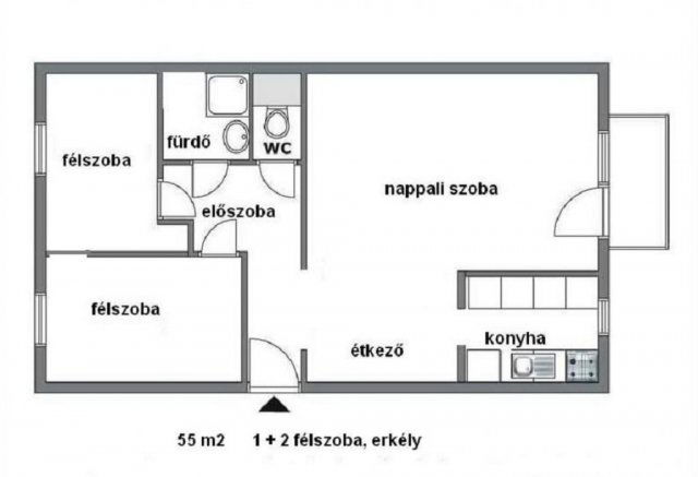 Eladó téglalakás, Budapesten, XIX. kerületben 68 M Ft