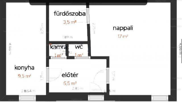 Eladó téglalakás, Budapesten, VI. kerületben 49.9 M Ft