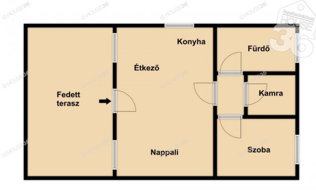 Eladó nyaraló, Lakitelken 26.9 M Ft, 2 szobás