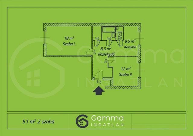 Eladó panellakás, Miskolcon 24.8 M Ft, 2 szobás