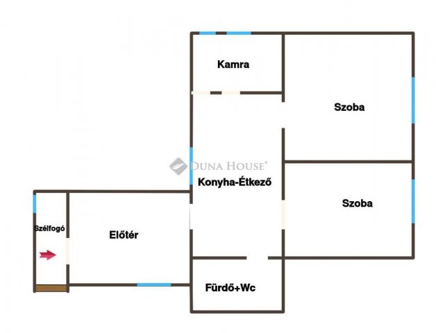 Eladó családi ház, Tormásligeten 20.5 M Ft, 2 szobás