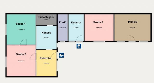 Eladó családi ház, Kiskunhalason 28.9 M Ft, 3 szobás