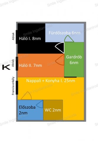 Kiadó téglalakás, albérlet, Nyíregyházán 200 E Ft / hó