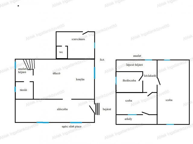 Eladó családi ház, Kecskeméten 46.9 M Ft, 2+1 szobás