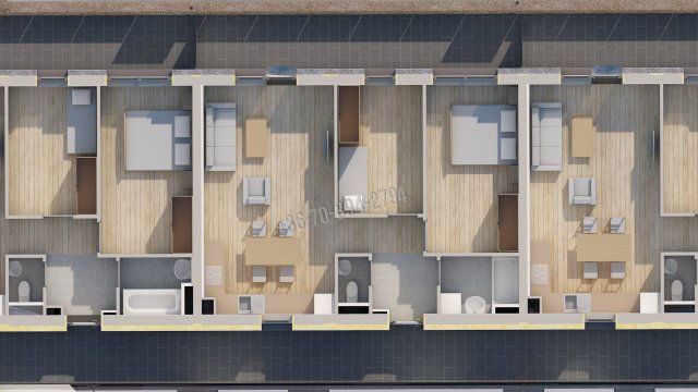 Eladó téglalakás, Oroszlányban, Bokodi úton 55.9 M Ft, 3 szobás