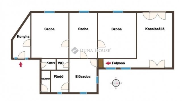 Eladó családi ház, Bólyban 37.9 M Ft, 3 szobás