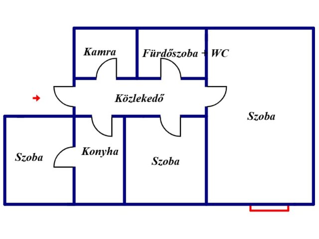 Eladó téglalakás, Nyíregyházán 43.9 M Ft, 3 szobás