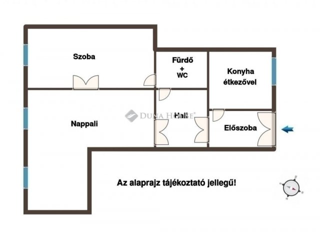 Eladó téglalakás, Budapesten, V. kerületben 134.999 M Ft