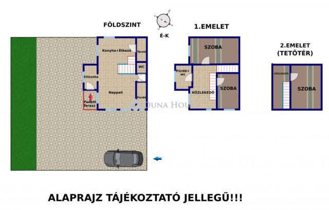 Eladó ikerház, Sülysápon 73.9 M Ft, 4 szobás