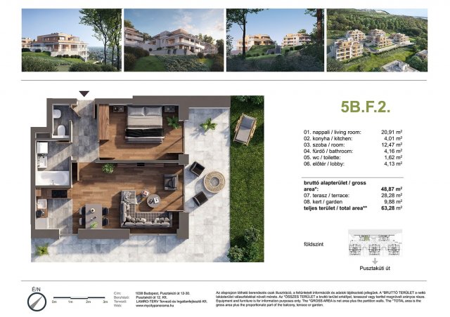 Eladó téglalakás, Budapesten, III. kerületben, Pusztakúti úton
