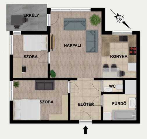 Eladó téglalakás, IV. kerületben, Csíksomlyó utcában