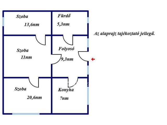 Eladó családi ház, Alattyánban 12.3 M Ft, 2+1 szobás