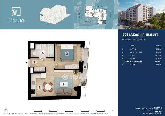 Eladó téglalakás, Budapesten, IX. kerületben 92 M Ft, 2 szobás