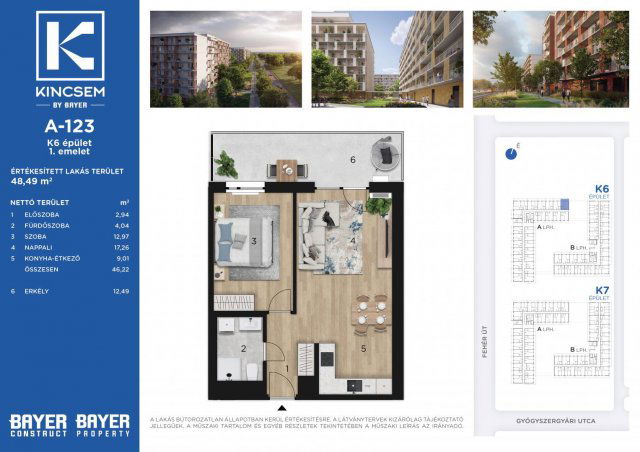 Eladó téglalakás, Budapesten, X. kerületben 62.945 M Ft
