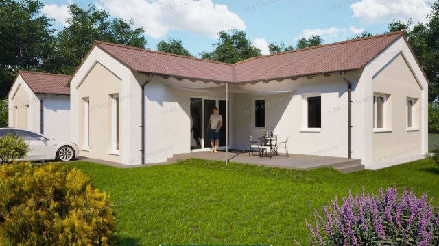 Eladó ikerház, Csörögön 99.9 M Ft, 4+1 szobás