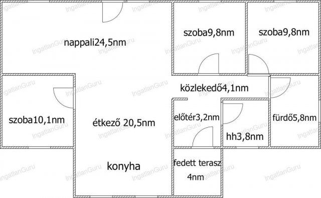Eladó családi ház, Kecskeméten 86.9 M Ft, 4 szobás