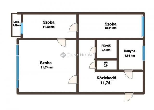 Eladó panellakás, Budapesten, X. kerületben 69.5 M Ft, 3 szobás
