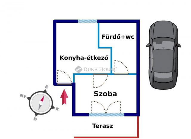 Kiadó téglalakás, albérlet, Kecskeméten 140 E Ft / hó