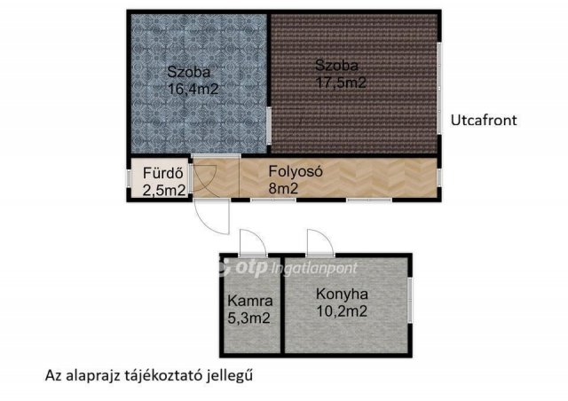 Eladó családi ház, Érpatakon 8 M Ft, 2 szobás