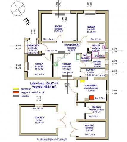 Eladó családi ház, Abádszalókban 40 M Ft, 2+1 szobás