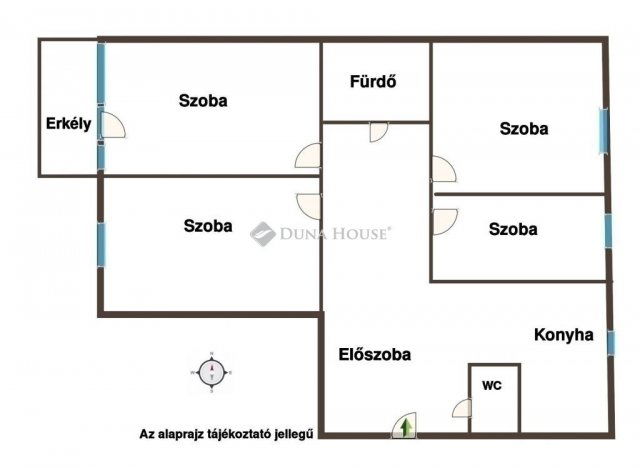 Eladó panellakás, Pécsett 58.99 M Ft, 4 szobás