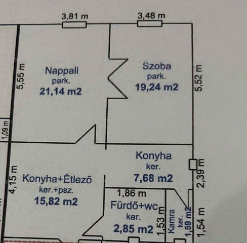 Kiadó téglalakás, albérlet, Nyírbátorban 199 E Ft / hó