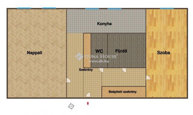 Eladó panellakás, Nagykőrösön 27 M Ft, 2+1 szobás