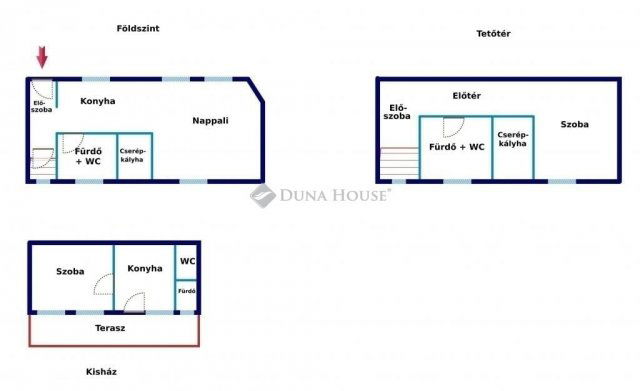 Eladó családi ház, Gödöllőn 59.9 M Ft, 3 szobás