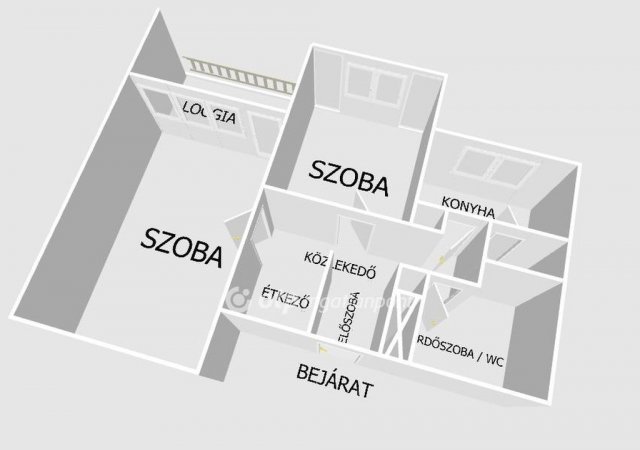 Eladó téglalakás, Egerben 41 M Ft, 2 szobás