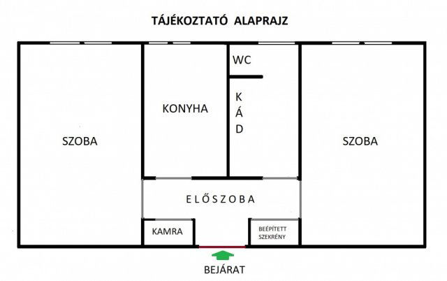Eladó téglalakás, Budapesten, IX. kerületben 59.8 M Ft, 2 szobás