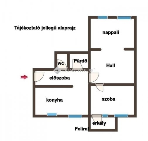 Eladó téglalakás, Budapesten, II. kerületben 129 M Ft, 2 szobás