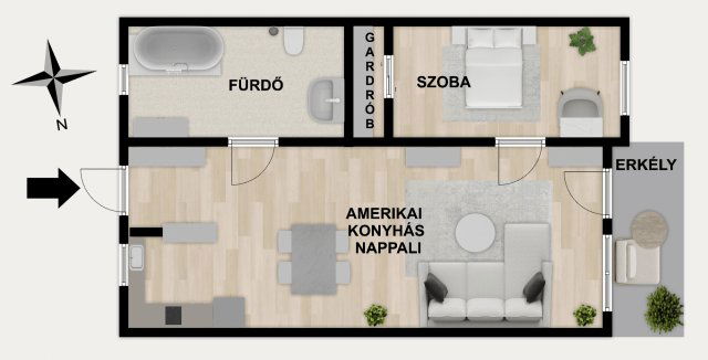 Eladó téglalakás, Budapesten, XIII. kerületben, Kucsma utcában