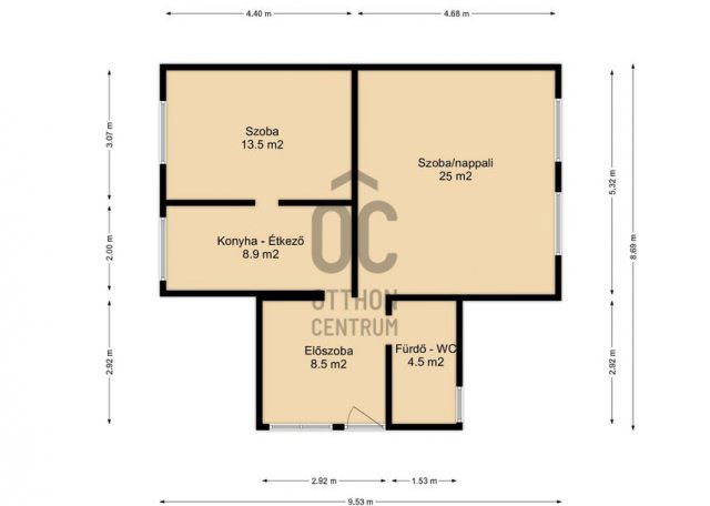 Eladó ikerház, Zalalövőn 15 M Ft, 2 szobás